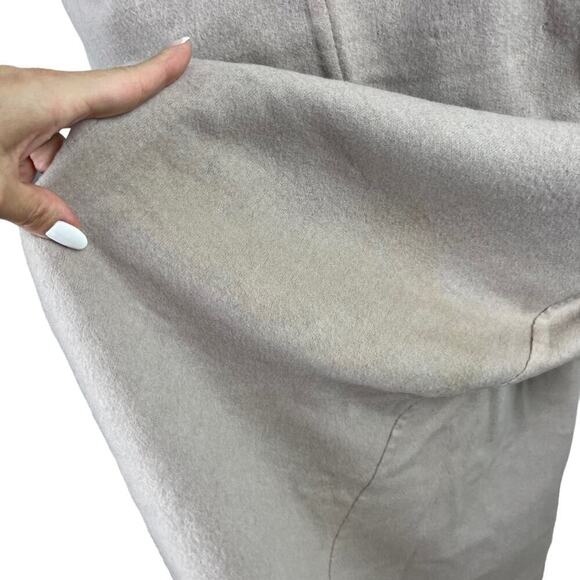 Mondi Pure New Wool Belted Longline Duster Cardigan Beige German Size 34 USA 2 - Picture 13 of 16